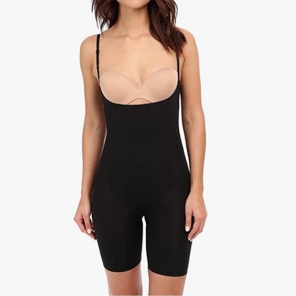 SPANX Thinstincts Open Bust Mid Thigh
Bodysuit size 1X NWT - Picture 7 of 14